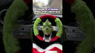 I Tried Different Steering Wheels for Christmas 🧑‍🎄 🚙 [upl. by Yrellih]