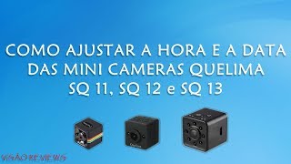 COMO AJUSTAR DATA E HORA NA QUELIMA SQ 11 SQ 12 e SQ 131 [upl. by Aivatra]