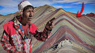 La CRUDA REALIDAD de subir la MONTAÑA de COLORES en Perú [upl. by Maressa]