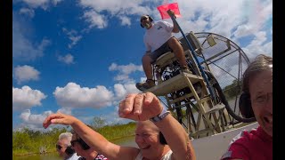 WE GOT TWO FUN RIDES for the price of one At Everglades Alligator Farm See full speed minute 300 [upl. by Hajin897]