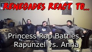 Renegades React to Princess Rap Battle  Rapunzel vs Anna [upl. by Cas276]