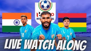 🔴INDIA VS MAURITIUS INTERCONTINENTAL CUP MATCH LIVE WATCH ALONG [upl. by Fonz]