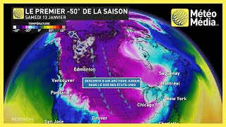 50° en Alberta  le vortex polaire se dirige vers le Québec [upl. by Uund279]