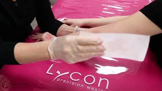 Lycon Soberry Delicious Strip Wax Cartridge  Arm Waxing [upl. by Kcir187]