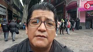 Granaderos regresan al corredor de la 5 de Mayo para impedir la instalación del comercio informal [upl. by Davison899]