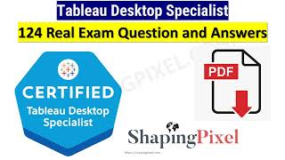 Tableau Desktop Specialist Exam Certification Question and Answers  Pass Tableau Exams [upl. by Notsahc522]