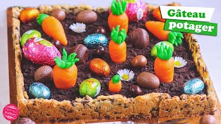 🥕 GÂTEAU POTAGER de PÂQUES COOKIE et CHOCOLAT 🥕 [upl. by Tomas89]