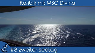 KreuzfahrtVlog Karibik mit MSC Divina 2017  8 Kapitänsempfang  Seetag [upl. by Pen]