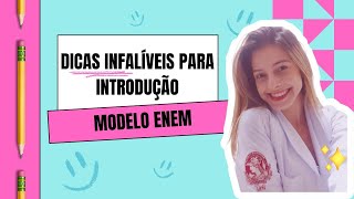 INTRODUÇÃO NOTA 1000 PARA O ENEM COMO FAZER A INTRODUÇÃO PERFEITA [upl. by Trebreh742]