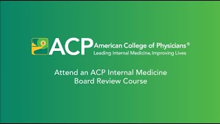 ACP’s 2023 Internal Medicine Board Review Course Highlights [upl. by Bili]