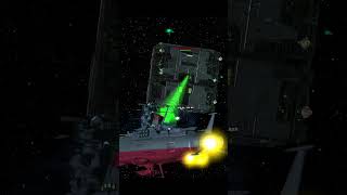 Battleship Yamato 2202 VS 2 Borg Tactical Cubes startrek starships startrekbridgecommander [upl. by Monson142]