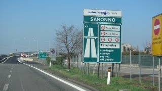 Aperto il nuovo svincolo di Saronno [upl. by Aihsekal319]