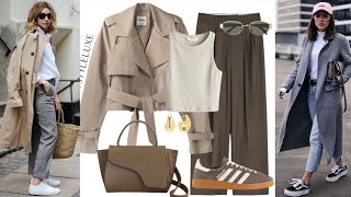 MODA TENDENCIA OTOÑO INVIERNO 20242025 OUTFITS CON ZAPATILLAS DEPORTIVAS PARA MUJERES CHIC [upl. by Laubin]