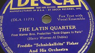 The Latin Quarter  Freddie quotSchnickelfritzquot Fisher And His Orchestra April 5 1938 [upl. by Bollinger462]