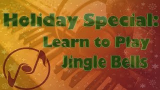 Learn How to play Jingle Bells on the Piano  Christmas Carol Tutorial [upl. by Vani]