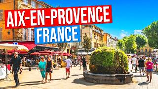 AIXenPROVENCE  FRANCE Visit the city of a thousand fountains in 4K in Provence France [upl. by Eceirahs]