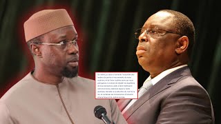 ⛔️Écouter la Lettre OSÉE et offensante de Macky Sall adressée à SONKO et Diomaye… [upl. by Yeruoc984]