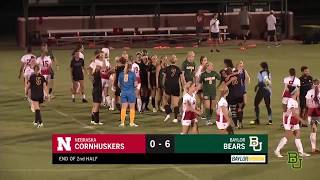 Baylor Soccer Highlights vs Nebraska [upl. by Farron]