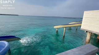 Siyam World Maldives  Water Villa With Pool amp Slide Room Tour [upl. by Gabriela]