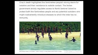 The Sentinelese Most Isolated Tribe On Earth sentinelese isolated history [upl. by Atteoj844]