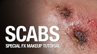 Scabs special fx makeup tutorial [upl. by Irmo489]