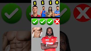 kiske six pack hai 🔥shorts viratkohli ronaldo cricket cricketlover viralvideo vs [upl. by Harmon909]