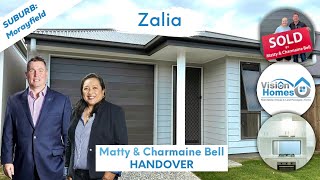 Zalia HANDOVER  MATTY amp CHARMAINE BELL 🏡🔑 [upl. by Dlanar]