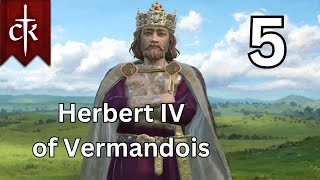 Herbert IV of Vermandois  Crusader Kings 3  Part 5 [upl. by Madriene]