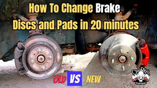 How To Change Brake Discs and Pads in 20 minutes [upl. by Liarret876]