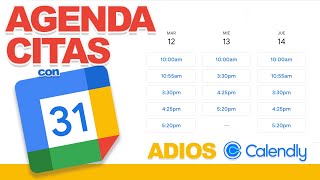 📅 ¡Dile adiós a Calendly 👋 Agenda citas GRATIS con Google Calendar 🚀 [upl. by Fanchet804]