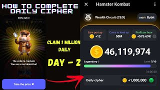 How To Find Daily Cipher Morse Code In Hamster Combat Game Day  2 StepbyStep Guide Malayalam [upl. by Bryner782]