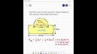 Find the area of each figure Round to the nearest tenth if necessary FIGURE CANT COPY [upl. by Donnell640]