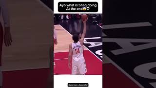 Ayo what is Shaq doing at the end😱💀 nba basketball funny moments funnymoment sports sub [upl. by Reivilo]