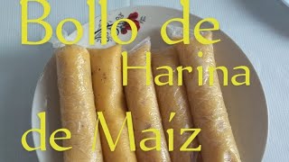 Cómo hacer bollos de harina de maíz con coco en bolsitas para helado [upl. by Elspet]