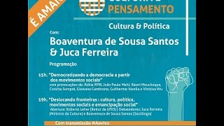 Boaventura de Sousa Santos  AO VIVO [upl. by Ann-Marie871]