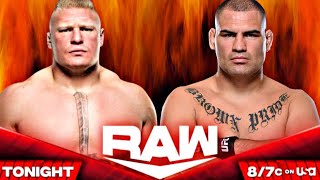 Brock Lesnar Vs Cain Velasquez  WWE Raw  FULL MATCH wwe 2024 [upl. by Reld]