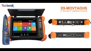 Rsrteng X9MOVTADHS Pro 8K security camera tester [upl. by Adela780]