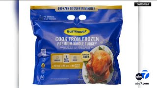 Butterball unveils cook from frozen turkey that eliminates hourslong thawing process [upl. by Phillis]