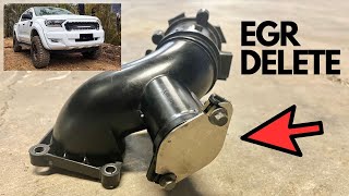 Ford Ranger EGR Delete Mod [upl. by Orimlede783]