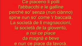 Lando Fiorini Ma che ce frega ma che ce importa [upl. by Siward]