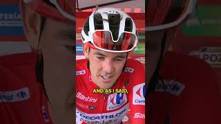 quotI was pretty cookedquot 🍳Ben OConnor holds on to the red jersey at La Vuelta can he hold on to it 🤔 [upl. by Aid]