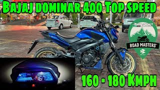 “Dominar 400” top speed test  top speed missed kar diye [upl. by Elvira757]