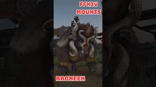 FFXIV Mounts Rroneek [upl. by Hannahc]