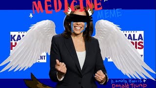 medicine animation meme  kamala harris  donald trump  ty for 100 subs [upl. by Jopa330]