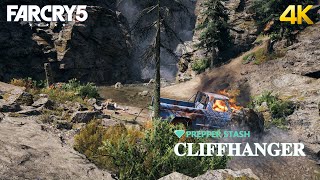 Far Cry 5  Gameplay  PREPPER STASH  Cliffhanger [upl. by Aztilay219]