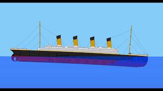 Sinking Simulator Sinking the Titanic [upl. by Kcaz926]