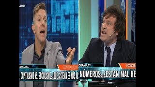 Javier Milei se la banca solo contra todos los Animales Zurdos 190918 [upl. by Esorrebma844]