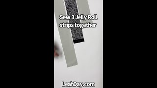 Easy Rail Fence Quilt Pattern  Make this Jelly Roll Quilt in a Day [upl. by Andert]