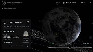 Live Asteroid monitoring via NASAs Eyes on Asteroids [upl. by Malcah]