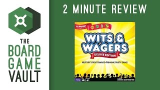 Wits and Wagers Deluxe  2 Minute Review [upl. by Acinoed]